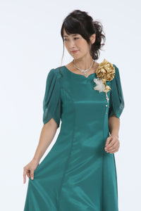 ドレス 588 (カラー 4-モスグリーン)