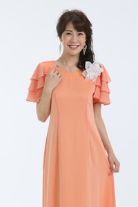 ドレス 591 (カラー 16-薄オレンジ)
